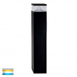 Havit-DIVAD 600mm Black Square LED Bollard Light